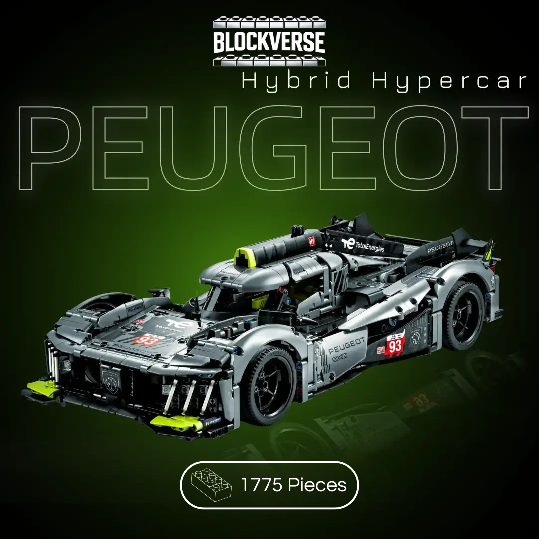 9x8 LeMan Hybrid Hypercar (1775 Pieces)