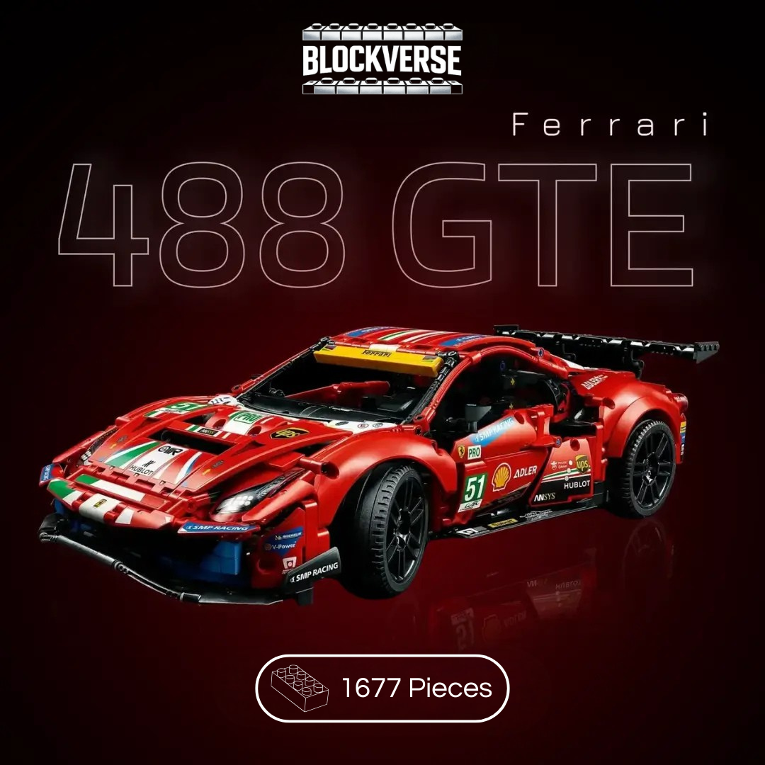 488 GTE (1677 Pieces)